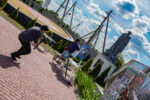 Belarus, Muchawez, Hotel Laguna, Garten der Gedenkstätten, Foto: Martina Born