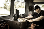 Belarus, Brest, am Eisenbahn-Museume