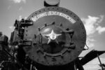 Belarus, Brest, am Eisenbahn-Museum