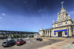 Belarus, Brest, am Bahnhof