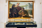 Belarus, Festung Brest, in der Galerie, Gemälde, Autor lt. Signatur