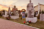 Belarus, Muchawez, Hotel Laguna, Garten der Gedenkstätten