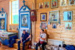 Belarus, in der Kirche in Roschkowka, Bericht über die wundersame Rettung der Einwohner