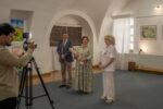 Belarus, Festung Brest, Galerie, Überreichung Zertifikat an Pleinair-Teilnehmer