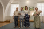 Belarus, Festung Brest, Galerie, Überreichung Zertifikat an Pleinair-Teilnehmer